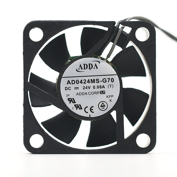 Wholesale Original 40mm 24V fan ADDA 4CM 40*40*10 24V AD0424MS-G70 2 line printer inverter cooling fan