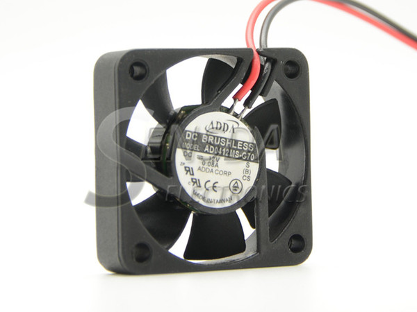 Wholesale Original ADDA AD0412MS-G70 cooling Fans 4CM 4010 12V 0.08A best quiet silent cpu cooler heatsink axial cooler