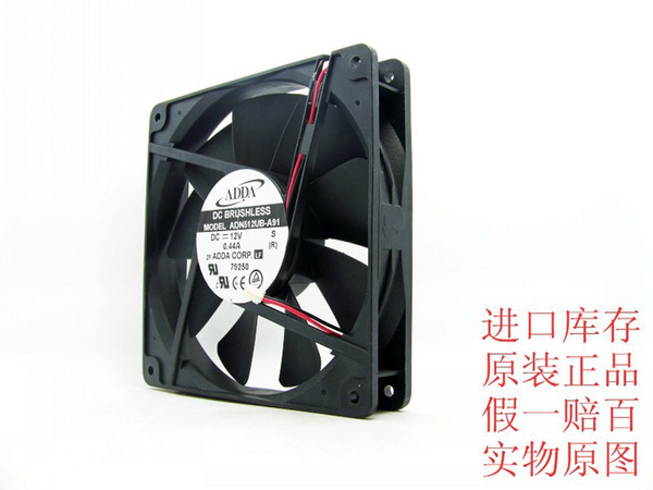 Wholesale ADDA ADN512UB-A91 13525 12V 0.44A 13.5CM / cm dual ball bearing chassis fan