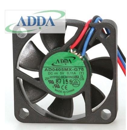 Wholesale ADDA AD0405MX-G76 5VDC 5.7CFM 40x40x10 110mA HYPRO BEARINGS axial server inverter silent industrial cooling fans