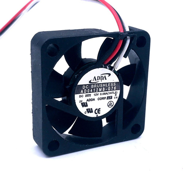 Wholesale ADDA AD0412MB-G76 4010 4cm 40mm DC12V 0.08A ultra silent fan ball bearing