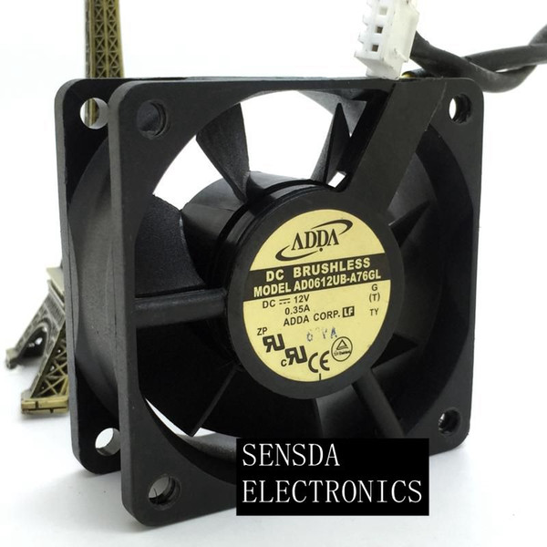 Wholesale New Original ADDA AD0612UB-A76GL 60*60*25mm DC 12V 0.35A axial cooling fan