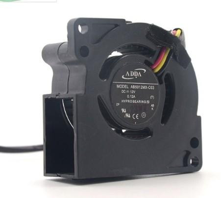 Wholesale ADDA AB5012MX-C03 5020 5CM 12V 0.12A turbo cooling fan 3wire 3-pin HYPRO