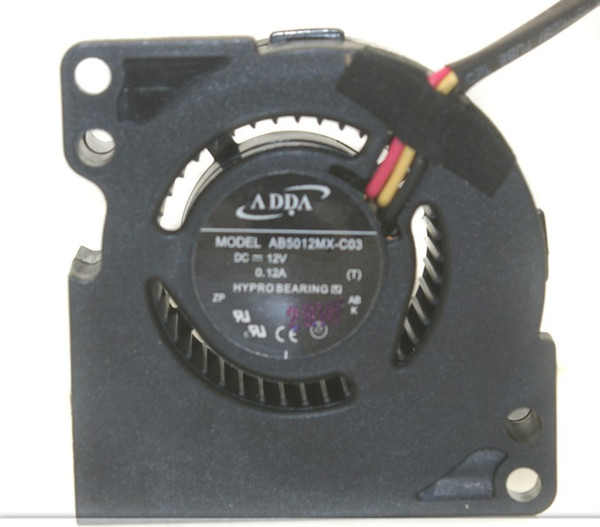Wholesale ADDA AB5012MX-C03 5020 5CM Association turbo blower fan 12V 0.12A speed hydraulic bearing