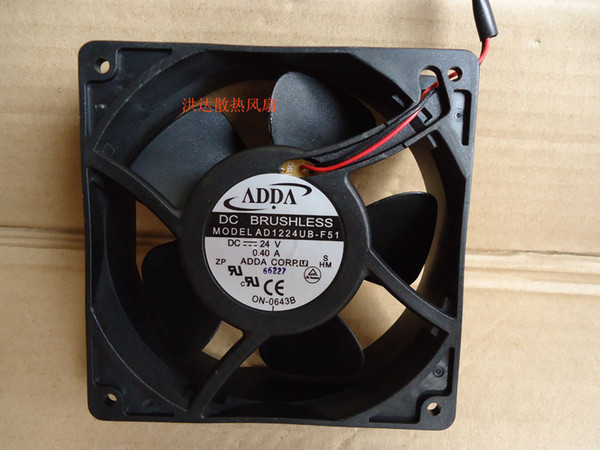 Wholesale New Original ADDA AD1224UB-F51 12cm inverter fan 12038 DC 24V 0.40A server inverter cooling fan