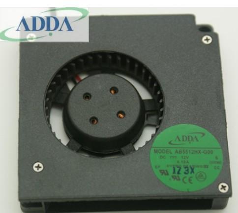 Wholesale New Original ADDA AB5512HX-G00 DC12V 0.19A Blower fan Server Cooling Fan 5.5cm 2-wire