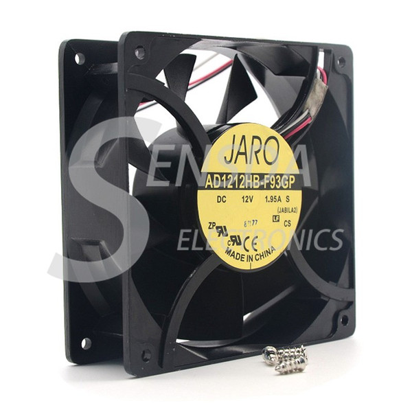 Wholesale New ADDA AD1212HB-F93GP 120mm 38mm New Case Fan 12V 1.95A 200CFM PC Cooling 3pin Metal 4 Screws Ball Bg