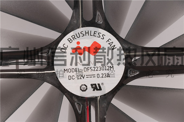 Wholesale DFS223012M 12VDC 0.23A DC BRUSHLESS FAN 22CM cooling fan