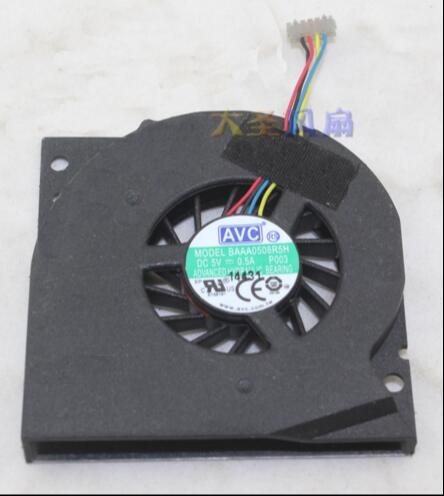 AVC DC5V 0.5A BAAA0508R5H P003 4 line notebook graphics system cooling fan