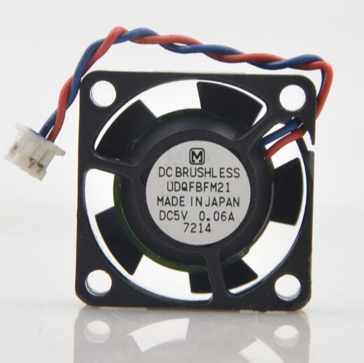 2.5cm UDQFBFM21 5V 0.06A 2510 two-line car CD display card hard disk mute fan