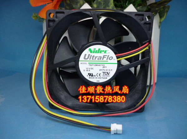 NIDEC 90*90*25 12V 0.14A T92T12MHA7-53 9CM 3 line fan