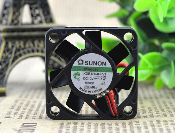 Original sunon KDE1204PFV1 12v 1.1w 40*40*10 magnetic levitation cooling fan