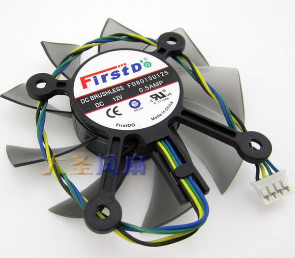 HD6770 FD8015U12S 0.50A diameter 75mm aperture 43mm 4line card fan