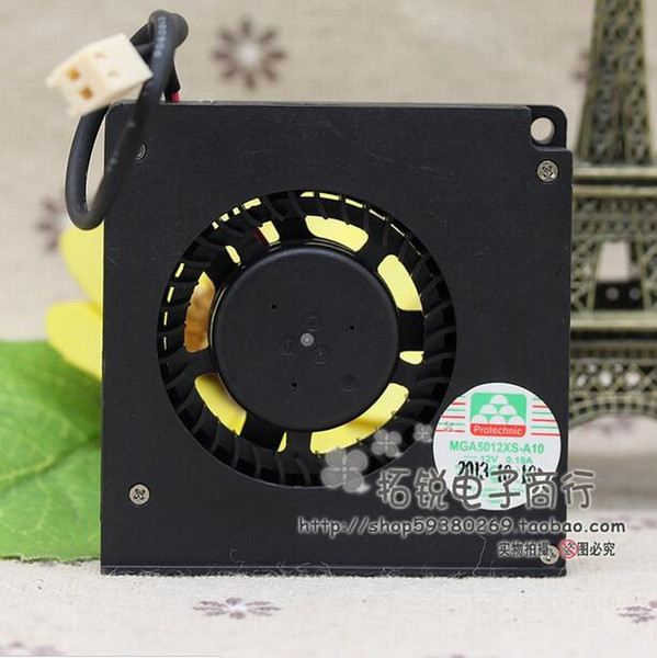 Wholesale: magic MGA5012XS-A10 0.19A 5.5*5.5*1.0cm 2 line graphics mute blower fan for 5.5CM