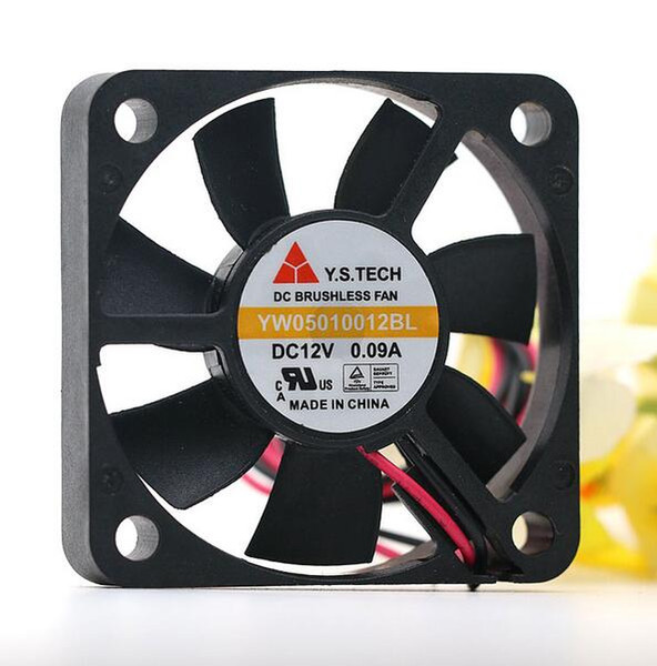 Y.S tech YW05010012BL 5010 12V 0.09A50*50*10MM 2 wire battery charger fan