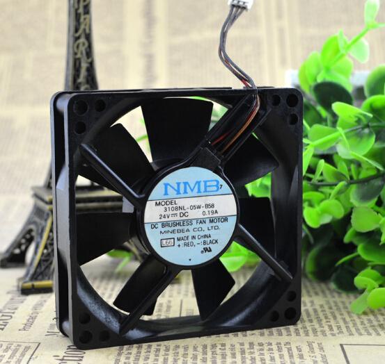 Wholesale: original 3108NL-05W-B58 B59 24V 0.19A 8CM 80*80*20 NMB 3 wire frequency conversion fan