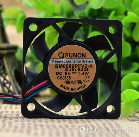 SUNON 6cm USB 60*60*10 5V 1.4W GM0506PFV2-A 3 wire super slim fan