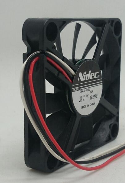 NIDEC 6010 12V D06X-12TL double ball three-wire quiet ultra-thin chassis fan