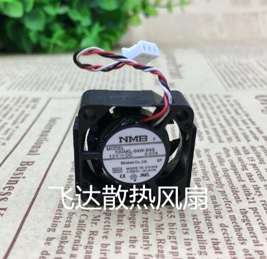 Wholesale: original NMB 1004KL-04W-B49 25 10 12V 0.07A 3-wire supermute cooling fan Superquiet cooling fan