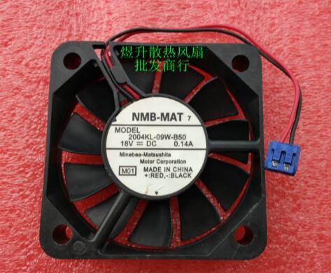 Original NMB 5010 2004KL-09W-B50 DC18V 0.14A 5010MM double ball fan line 2