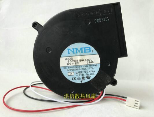 Original NMB 9733 BG0903-B043-00L DC12V 0.84A 3 line turbine blower heat dissipation fan