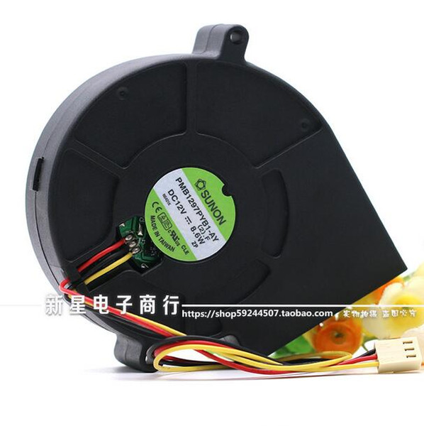 SUNON PMB1297PYB1-AY 12V 8.6W 9733 9cm three wire turbo blower fan