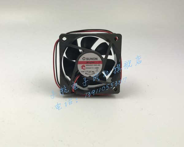 Original SUNON MB60252V1 6025 24V 1.68W 2 wire cabinet fan power fan