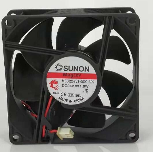 Genuine SUNON 24V 1.8W 8025 ME80252V1-0000-A99 2 wire inverter fan