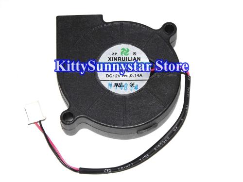 XINRUILIAN 5015 5CM RBH5015B 12V 0.14A 2wire 2 Pins blower case fan projector cooler