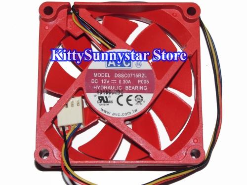 New Original AVC 7015 DSSC0715R2L 12V 0.3A 4Wire CPU Cooler Fan,DSSC0715R12L