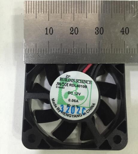 40x40x10mm RDL4010S 4cm RDL4010B 40mm 12V 0.06A 2wire cooling fan