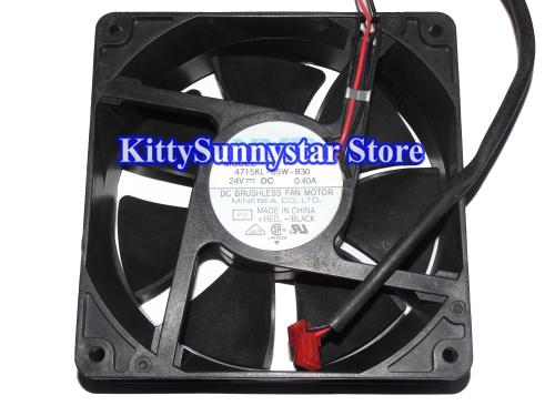 NMB 12038 12CM 24V 0.46A 4715KL-05W-B40 4715KL-05W-B30 2wire Inverter Fan,