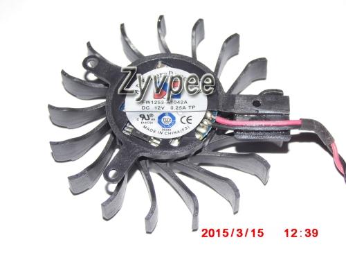 ARX Ceradyna FW1253-A1042A DC12V 0.25A 2Wire Video fan with Heatsink fan GT210