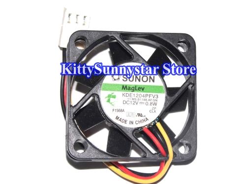 New Original 4CM KDE1204PFV2 11.MS.B1959.AF.GN 12V 1.2W 3Wire Sunon Fan,KDE1204PFV3 11.MS.B1188.AF.GN 12V 0.8W 3Wire DC Fan