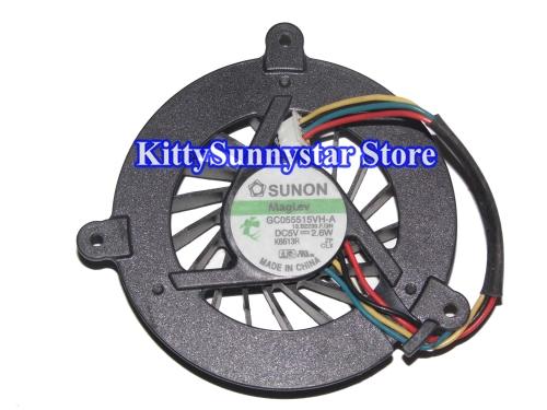 GC055515VH-A 13.B2239.F.GN 5V 2.6W For ASUS R1F R1,13.V1 B2784.F.GN 5V 1.7W For HP Pavilion HDX 9000 CPU Cooler Fan,ZB0506PGV1-6A Y34KC Fan