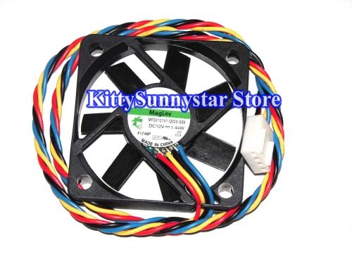 New Original 5cm MF50101V1-Q020-S99 12V 1.44W 4Wire Sunon Cooling Fan