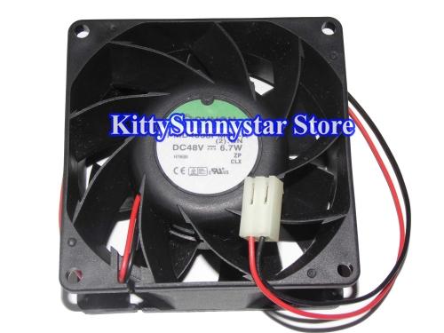 SUNON 8038 PMD4808PMB2-A 48V 6.7W 2Wire Inverter Fan,MF80381V1-D000-M99 H814N 12V 6.1W 4Wire DC Fan