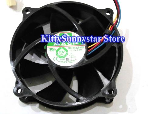 9cm MGT9212UR-W25 12V 0.54A 4Wire Round Cooler Fan