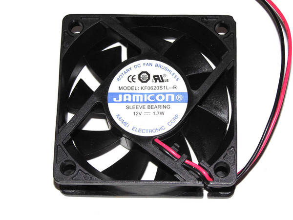 60x60x20mm KF0620S1L-R 6cm 12V 1.7W 2Wire 6020 Cooling Fan