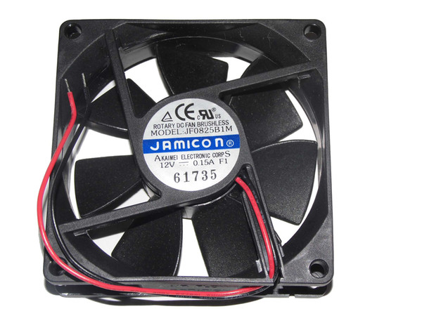 8025 JF0825B1M 12V 0.15A 2Wire Ball Bearing Cooling Fan