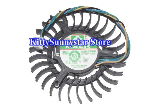 MGT6012YR-W15 12V 0.37A 4Wire Graphics card fan