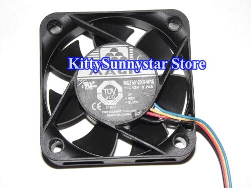 50x50x15mm MGT5012XR-W15 5cm 12V 0.2A 4Wire 50mm Tahiti Case Fan