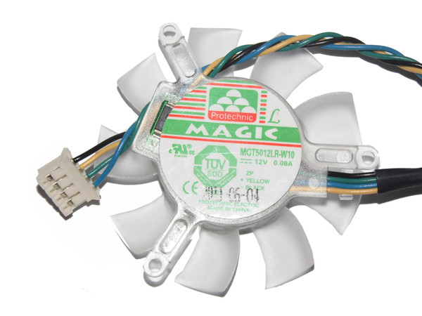 MGT5012LR-W10 12V 0.08A 4Wire Video Fan