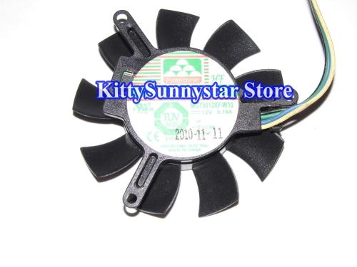 MGT5012XF-W10 12V 0.19A 4Wire Graphic card Fan,VGA Fan,Cooling Fan