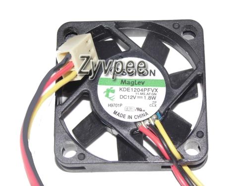 New Original 4CM 12V KDE1204PFVX 11.MS.AF.GN 1.8W 3Wire KDE1204PFB2-8 HA40101V4-0000-C99 HA40100V4-Q010-999 5v Cooling Fan