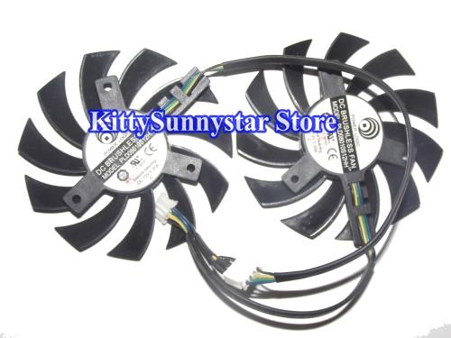 75mm PLD08010S12HH 12V 0.35A R6790 570GTX R6850 N460GTX Graphic card ,Twins Fan