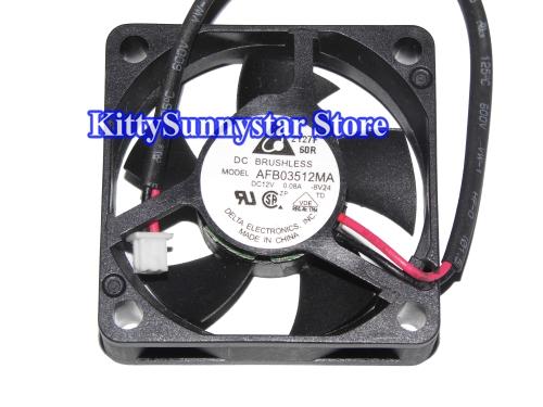 DELTA AFB03512MA -F00 3.5CM 3510 12V 0.08A 3Wire Cooling Fan