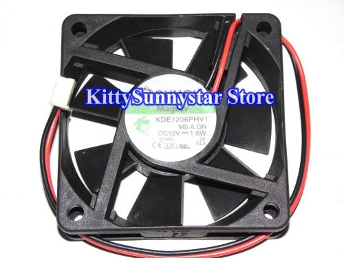 6cm KDE1206PHV1 MS.A.GN 12V 1.6W 2Wire KDE1206PHV2 SUNON Cooling Fan,KDE2406PHV1 MS.AR.GN 24V 1.9W 3Wire Inverter Fan