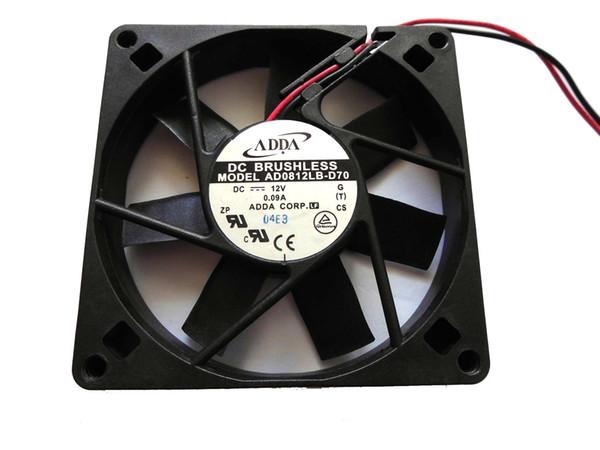 ADDA 8015 AD0812LB-D70 12V 0.09A 2Wire Cooling Fan