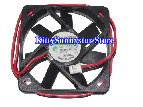 5cm KD1205PFS3 11.B984.GN 12V 1.1W 2Wire Sunon Cooling Fan